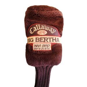 Vintage Callaway Great Golf Big Bertha War Bird Sole Plate Golf Club Cover #1